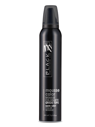 E-shop Farebné penové tužidlo Black Mousse Color - 200 ml, tmavo šedá (03201) + darček zadarmo