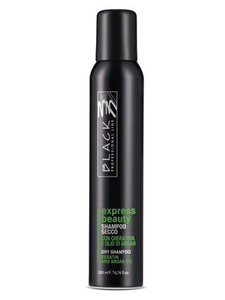 E-shop Suchý šampón pre unavené vlasy bez objemu Black Express Beauty - 200 ml (01120) + darček zadarmo