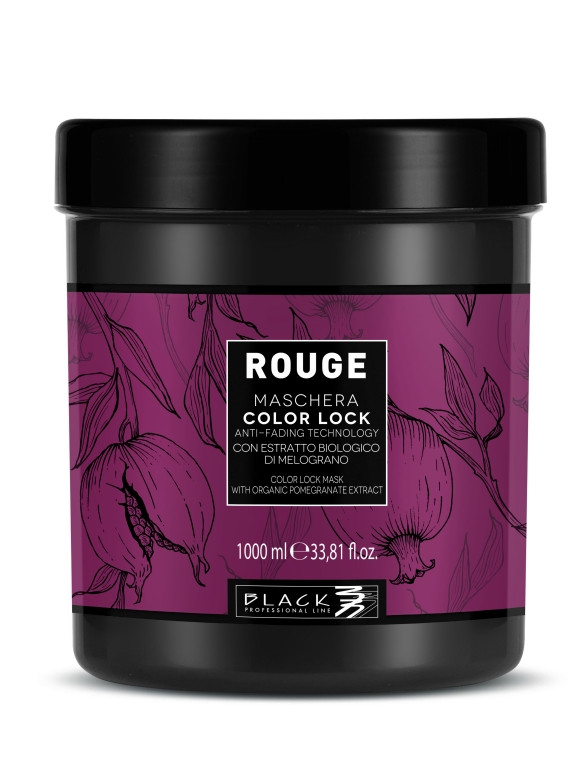E-shop Maska pre farbené vlasy Black Rouge Color Lock - 1000 ml (102012) + darček zadarmo