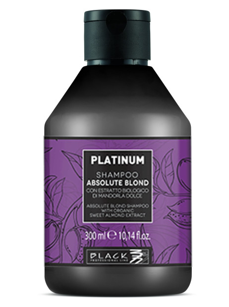 E-shop Šampón pre melírované vlasy Black Platinum Absolute Blond - 300 ml (250029) + darček zadarmo