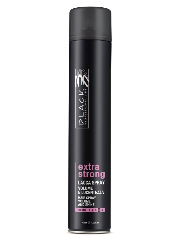 E-shop Lak na vlasy s veľmi silnou fixáciou Black Extra Strong - 750 ml (03046) + darček zadarmo