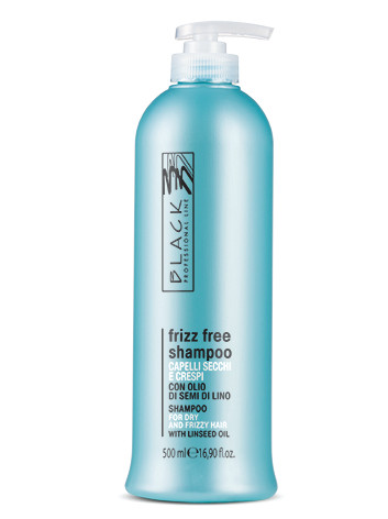 E-shop Šampón pre krepaté a nepoddajné vlasy Black Anti-frizz - 500 ml (01244) + darček zadarmo