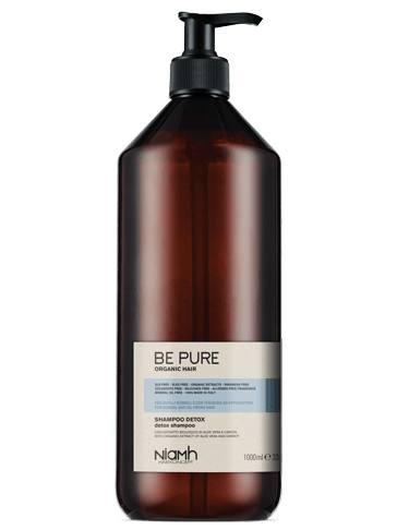 E-shop Šampón pre normálne vlasy s tendenciou k spľasnutiu Niamh Be Pure Detox - 1000 ml (1346) + darček zadarmo