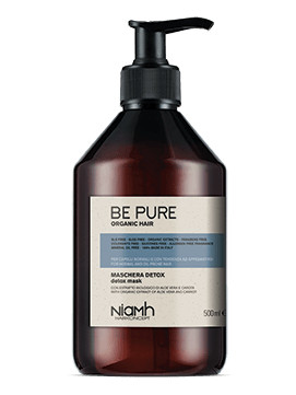 E-shop Maska pre normálne vlasy s tendenciou k spľasnutie Niamh Be Pure Detox - 500 ml (1343) + darček zadarmo
