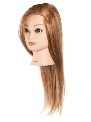 E-shop Cvičná hlava s umelými vlasmi Original Best Buy Annabelle - blond, 30-40 cm (0030095) + darček zadarmo