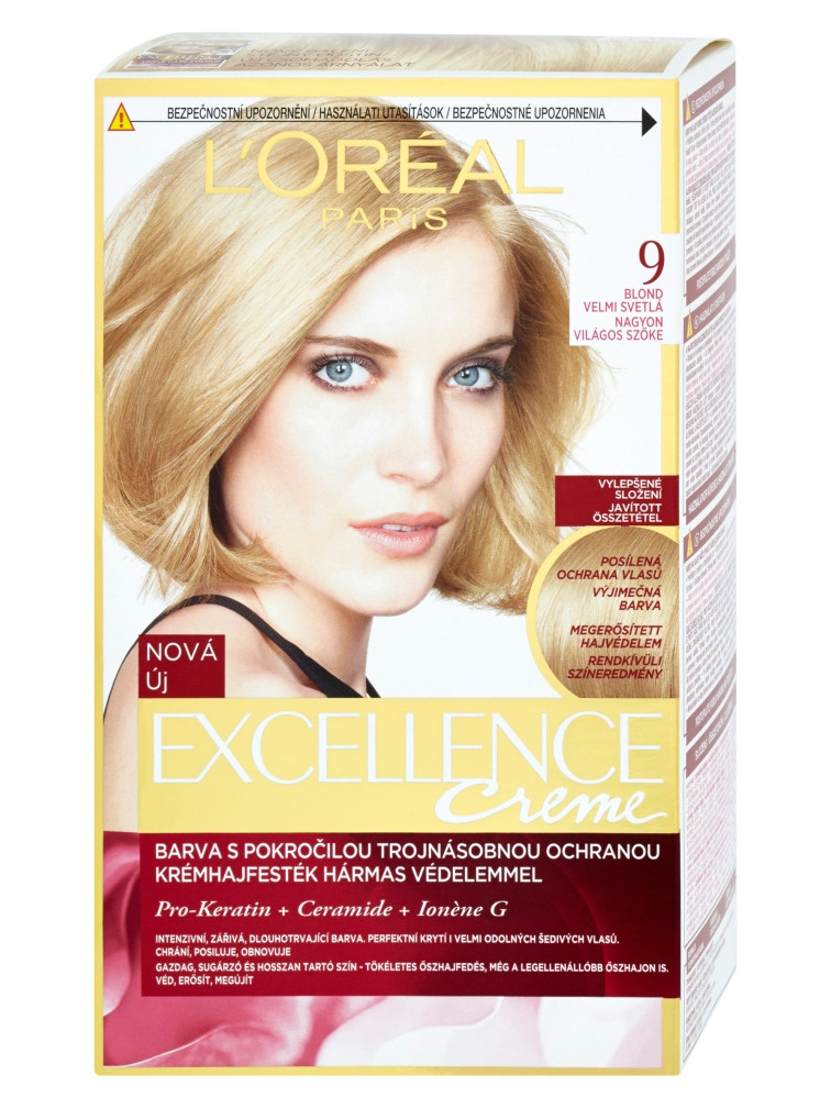 E-shop Permanentná farba Loréal Excellence 9.1 blond veľmi svetlá popolavá - L’Oréal Paris + darček zadarmo