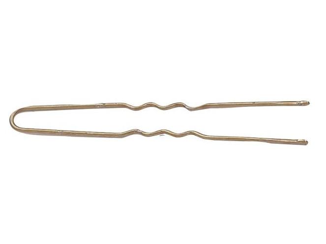 E-shop Vlnitá vlásenka Sibel - 6,5 cm, bronzová - 500 g (946550015) + darček zadarmo