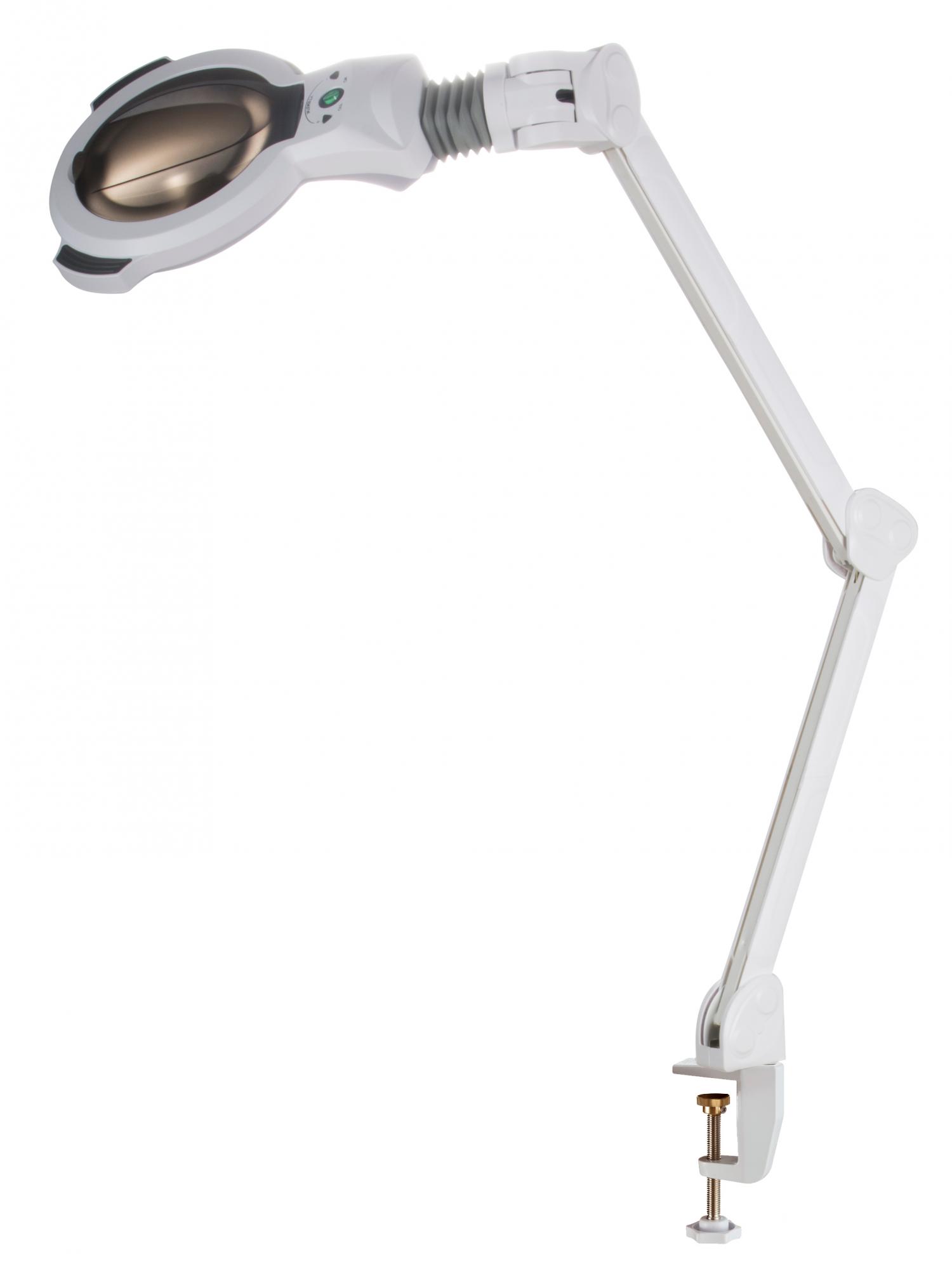 E-shop Zväčšovacie lupa s LED lampou upevnenie na stôl Silverfox 1006AT - 5 dioptrií + darček zadarmo