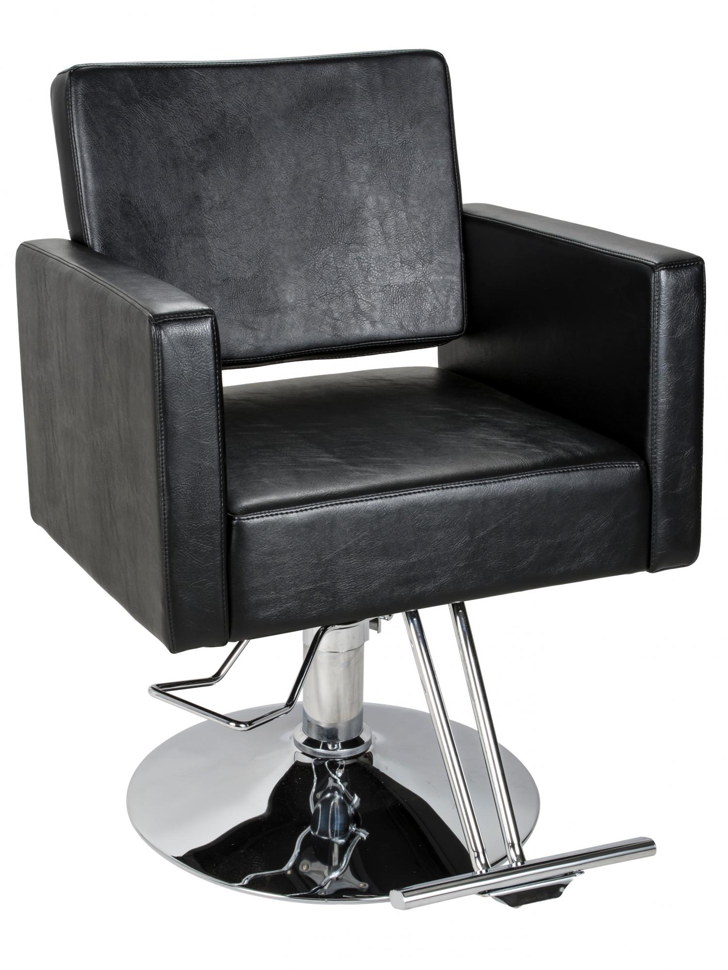 Kadernícke kreslo Silverfox Y195, čierne + darček zadarmo.