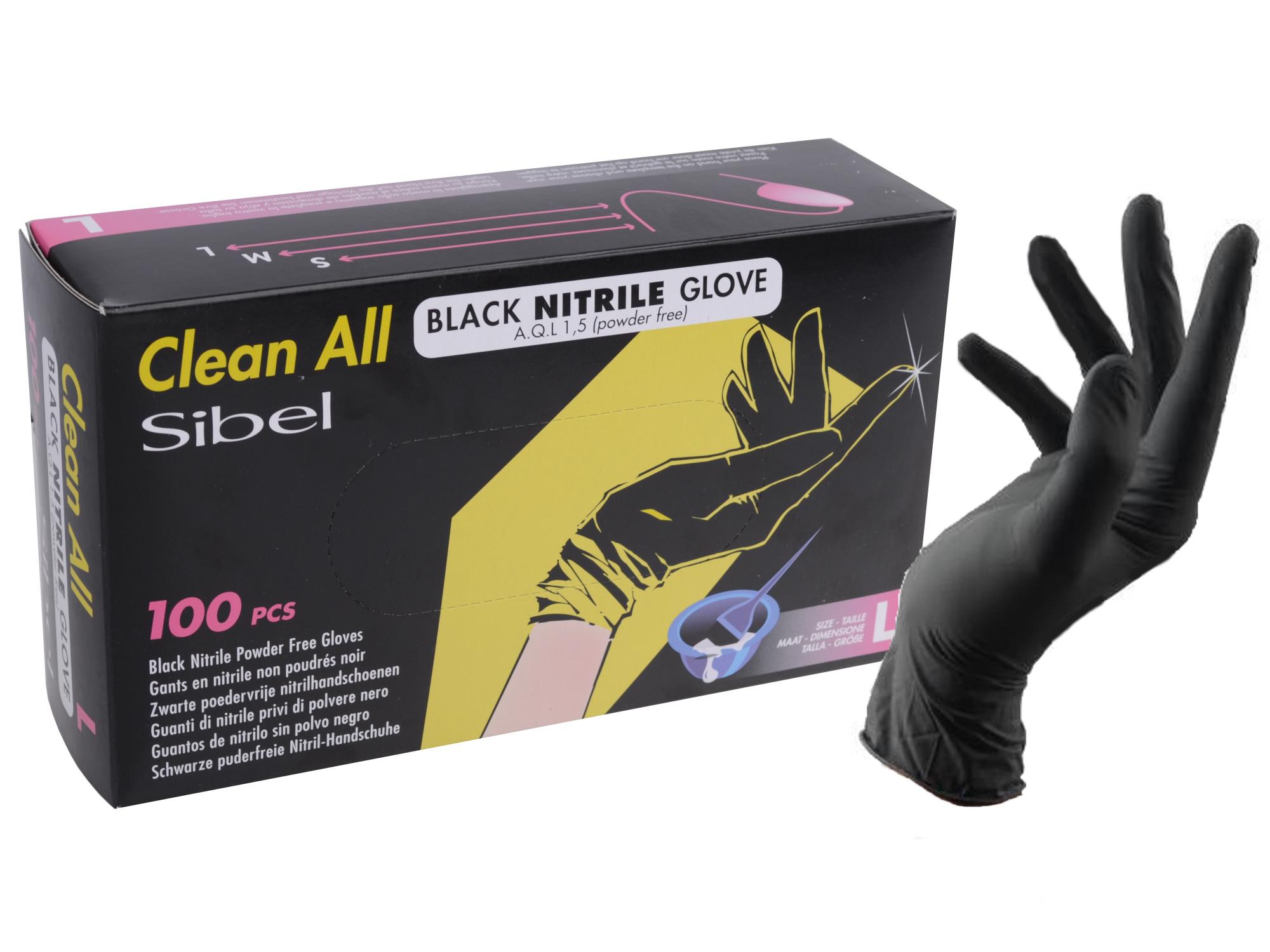 E-shop Nitrilové rukavice pre kaderníkov Sibel Clean All 100 ks - L (093400156) + darček zadarmo