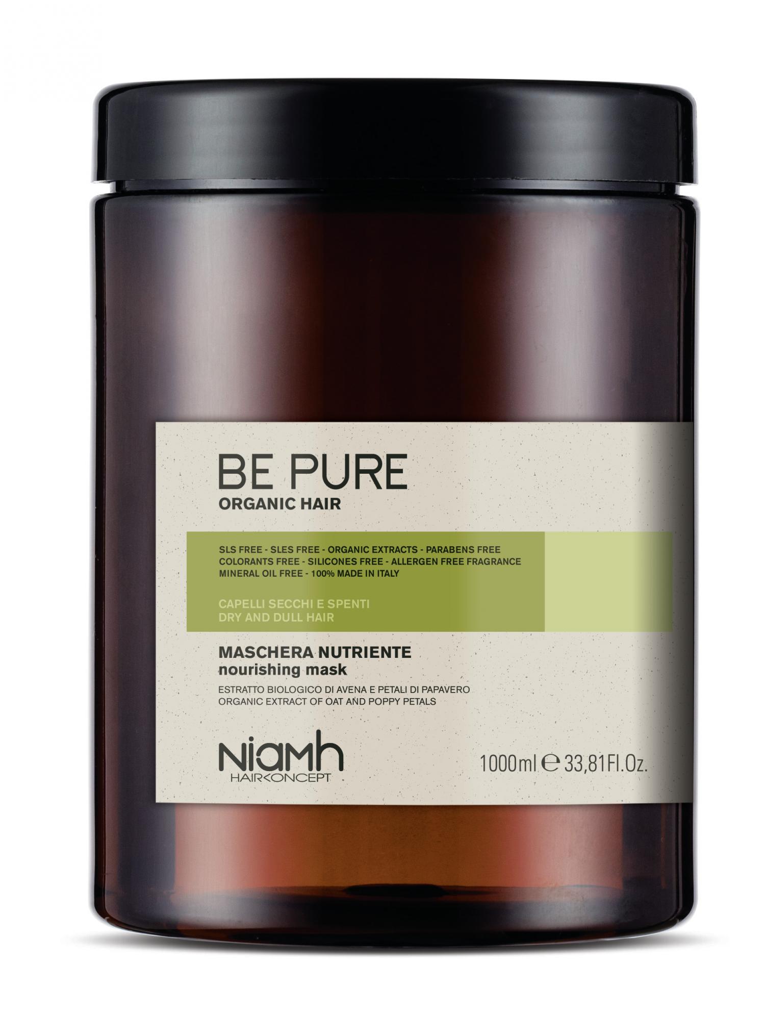 E-shop Maska pre suché a oslabené vlasy Be Pure Nourishing Niamh - 1000 ml (1364) + darček zadarmo