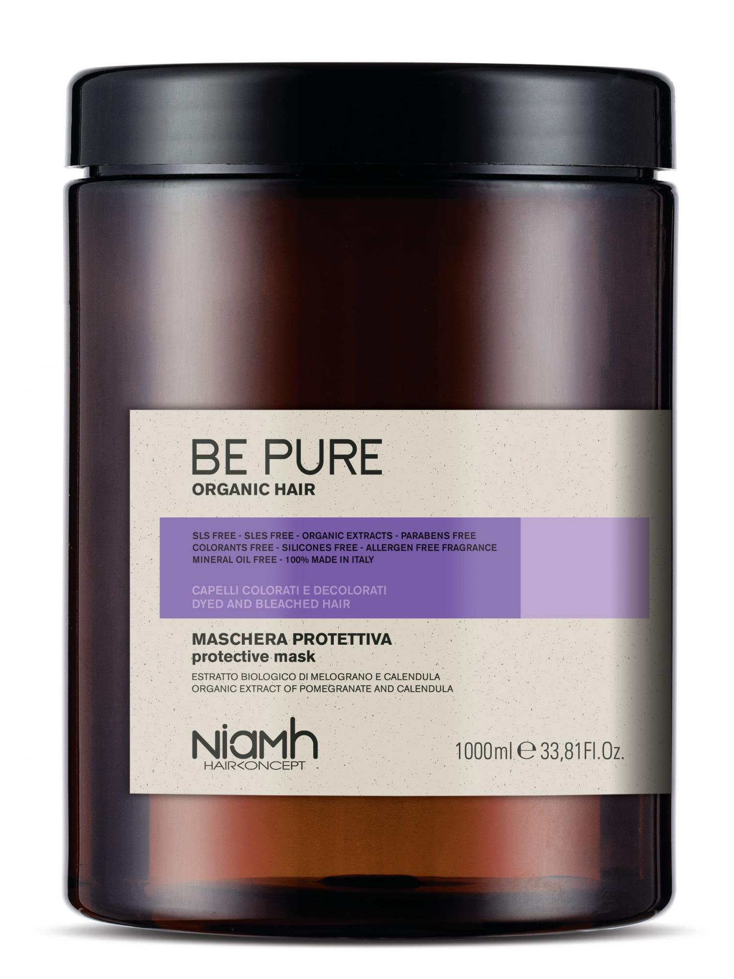 E-shop Maska pre farbené vlasy Be Pure Protective Niamh - 1000 ml (1365) + darček zadarmo