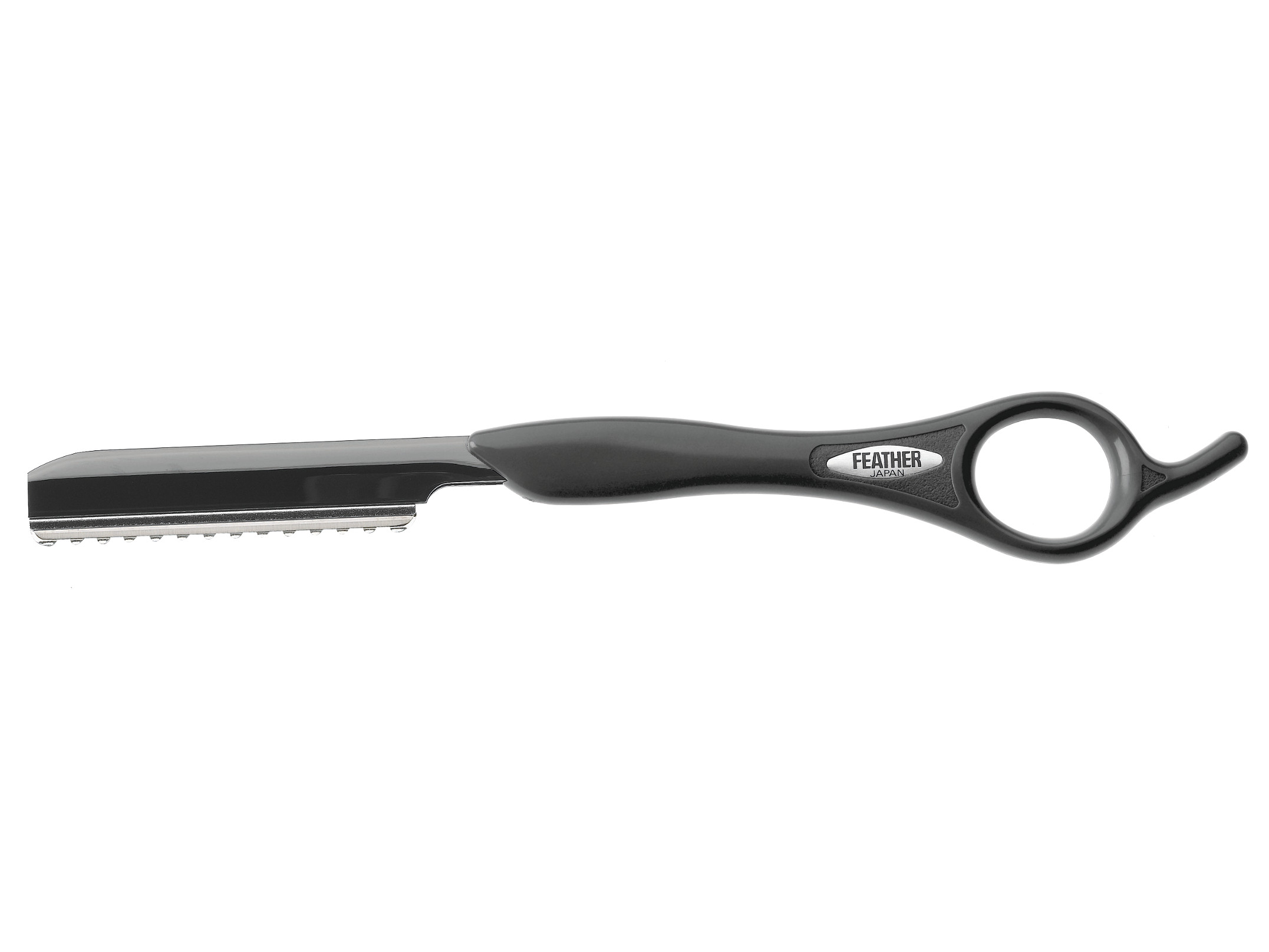 E-shop Zrezávač na vlasy Feather Titanium - čierný (771980002) + darček zadarmo