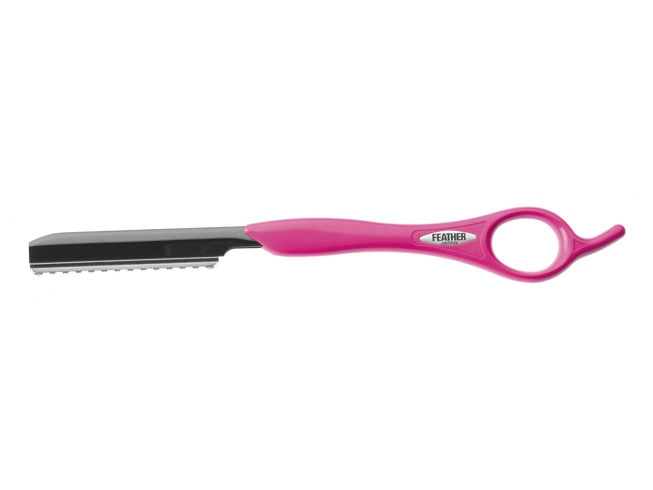 E-shop Zrezávač na vlasy Feather Titanium - ružový (771980006) + darček zadarmo