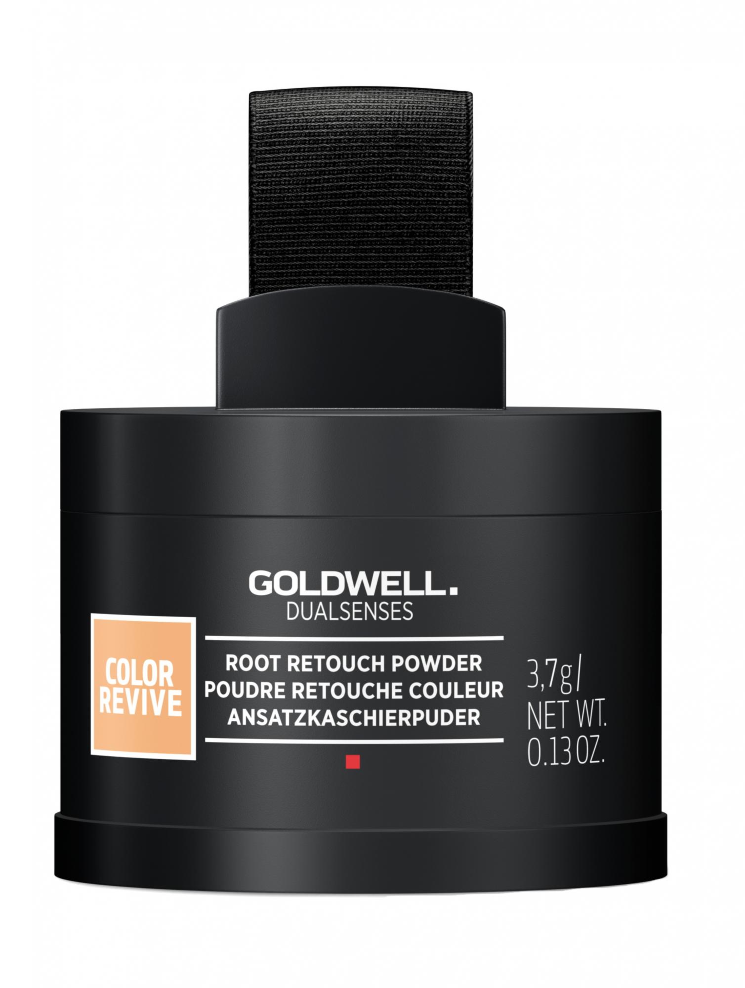 E-shop Púder pre zakrytie odrastov a šedín Goldwell Color Revive - 3,7 g, stredne tmavá blond (205645) + darček zadarmo
