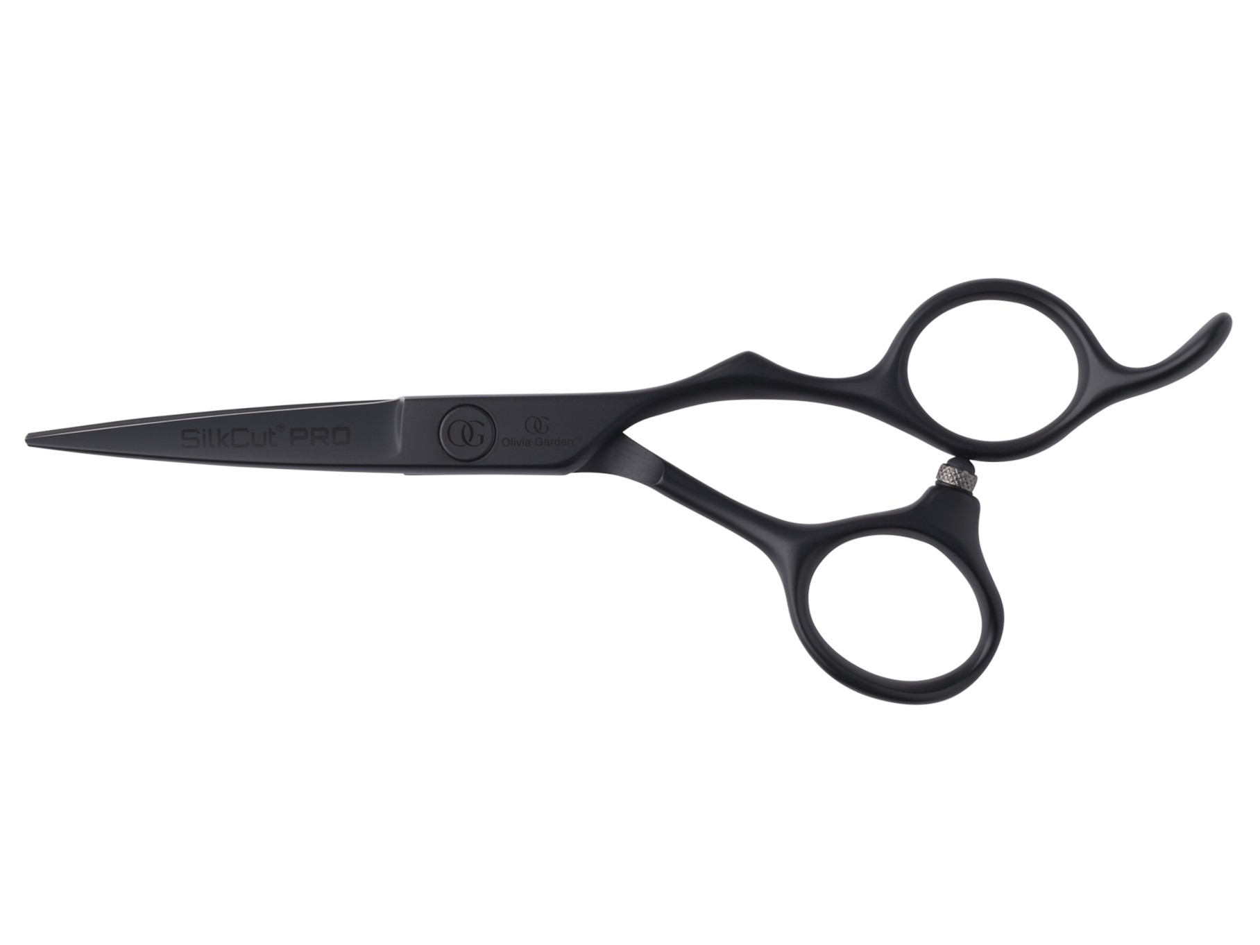 E-shop Kadernícke nožnice Olivia Garden SilkCut Pro Matt Black - 5" (PRO5.00) + darček zadarmo