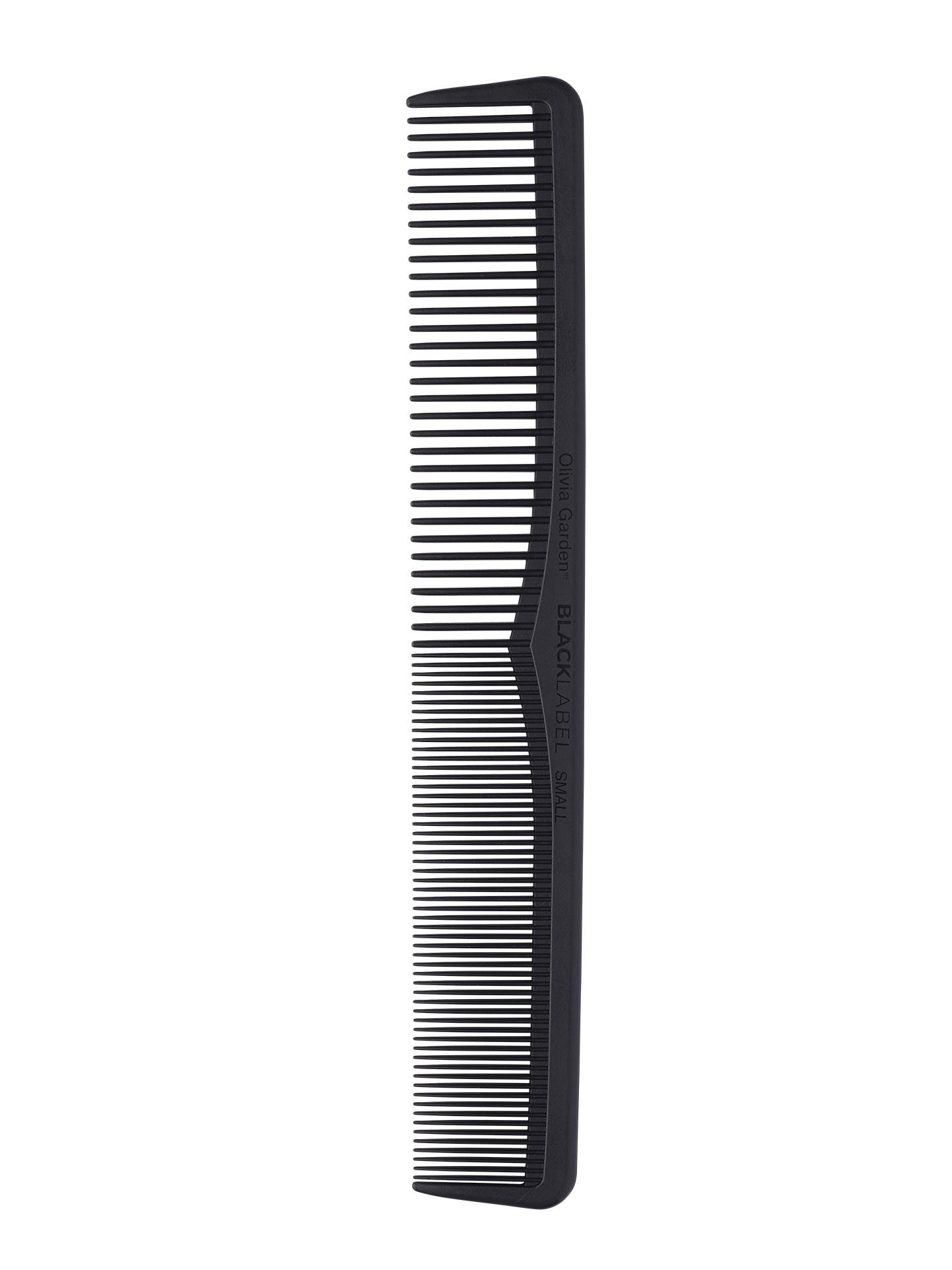 E-shop Karbónový hrebeň na vlasy Olivia Garden Black Label Comb Small - 18 cm (BLCS) + darček zadarmo