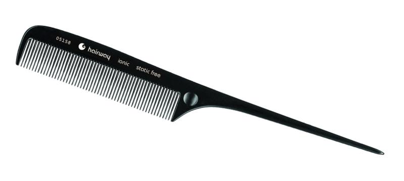 E-shop Tupírovací hrebeň styler s rukoväťou Hairway Ionic - 225 mm (05158)