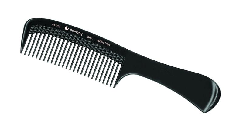 E-shop Hrebeň na strihanie vlasov s rukovaťou Hairway Ionic - 220 mm (05153)