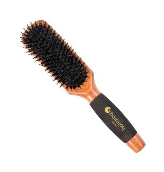 E-shop Drevená kefa s diviakmi a umelymi štetinami Hairway - 45 x 230 mm (08181) + darček zadarmo