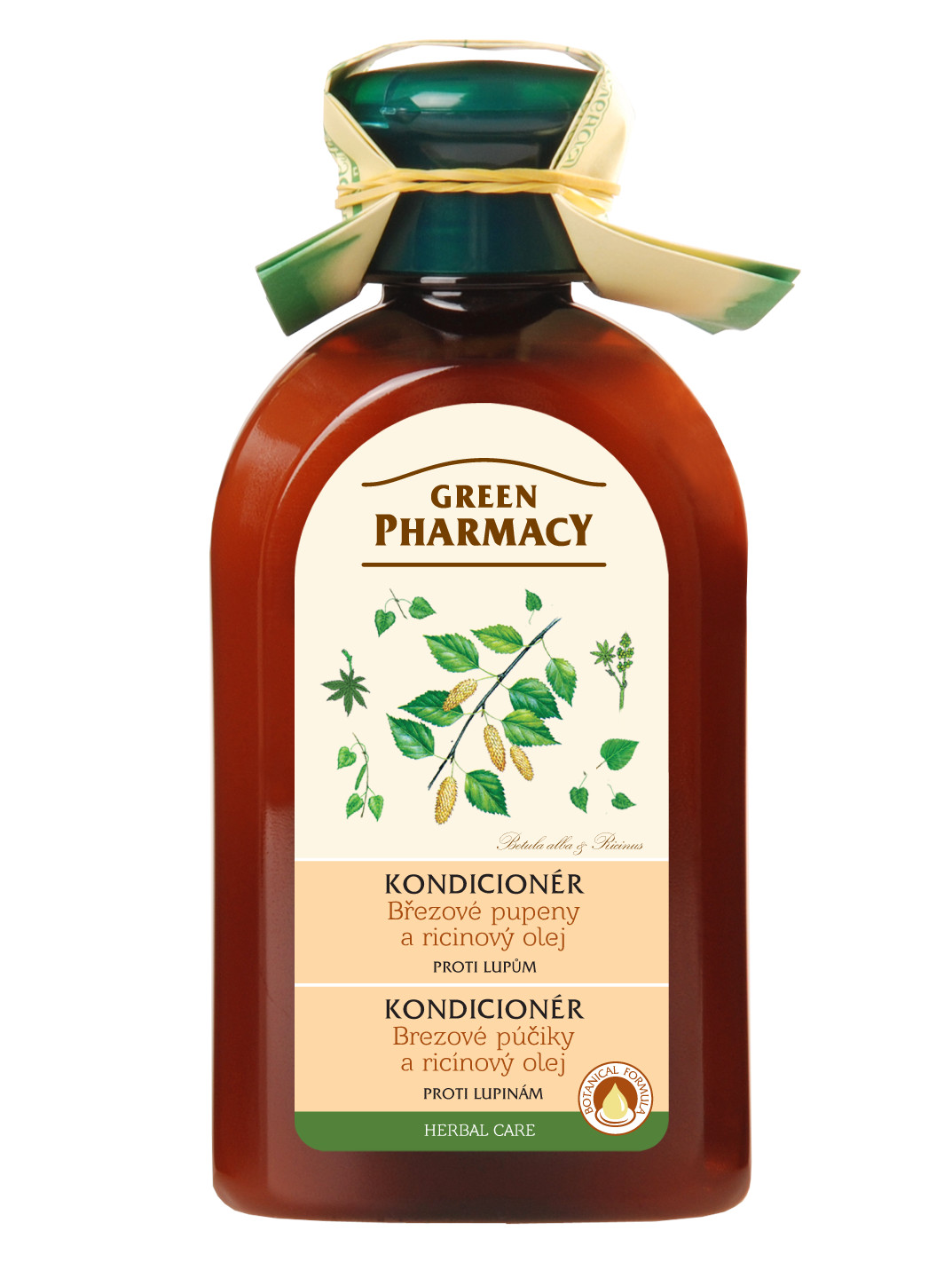 E-shop Kondicionér proti lupinám s ricínovým olejom Green Pharmacy - 300 m