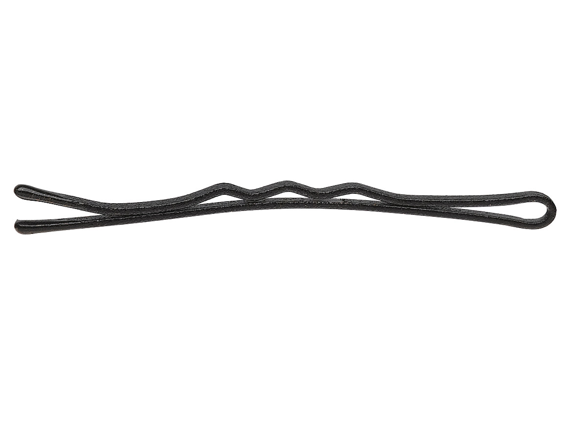 E-shop Vlnitá sponka Sibel Best Grips - 5 cm, matná čierna - 250 g (960005102) + darček zadarmo