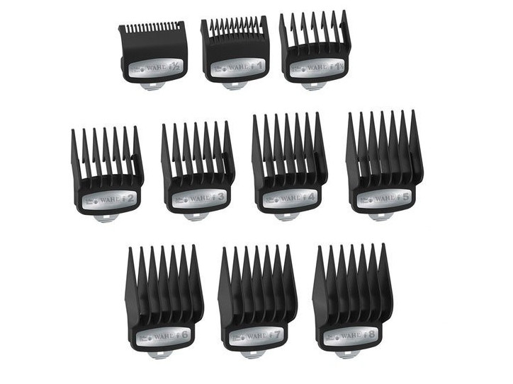 Sada náhradných nástavcov s kovovou sponou Wahl 03421-100 - 10 ks + darček zadarmo