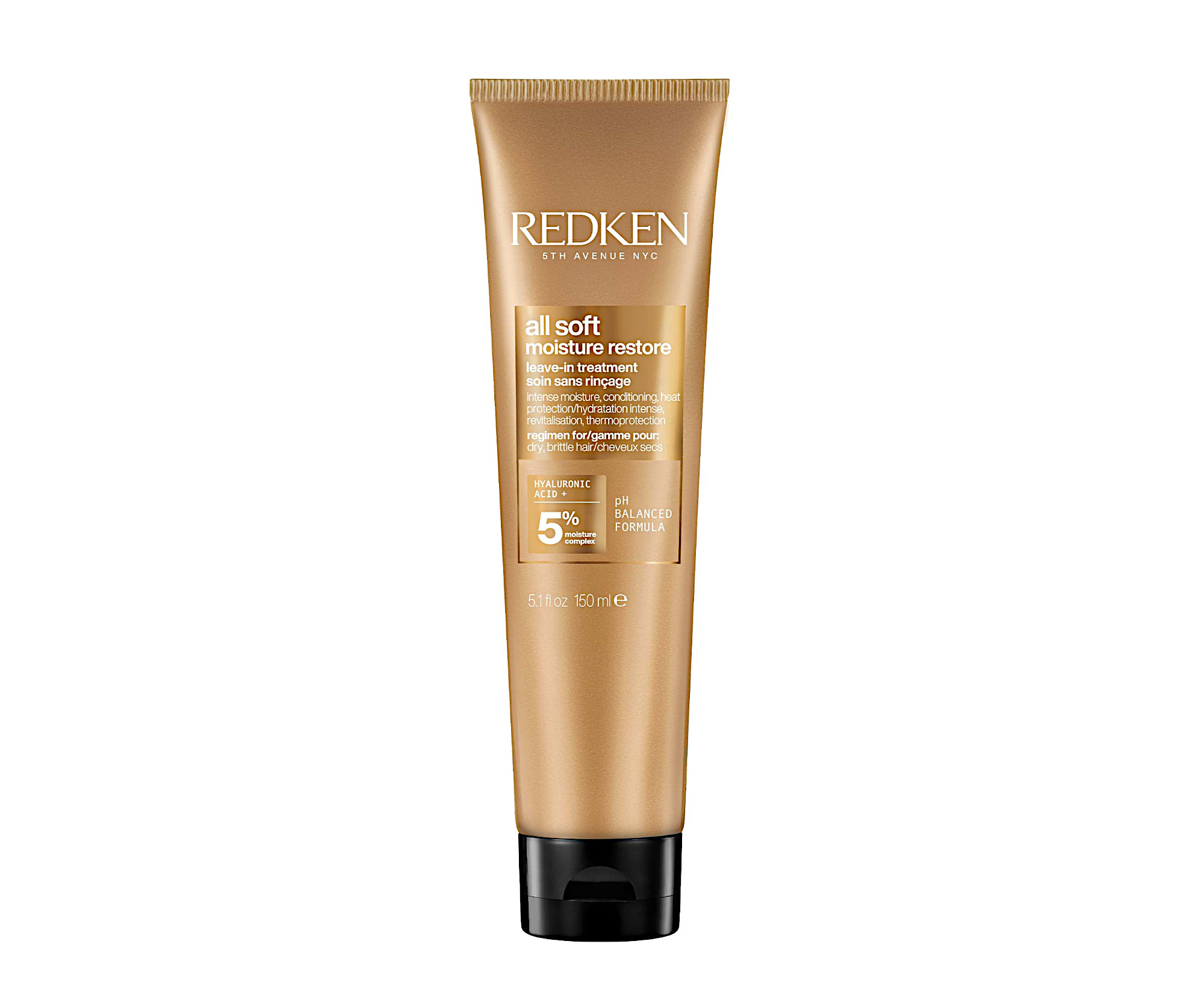E-shop Bezoplachová starostlivosť pre suché a krehké vlasy Redken All Soft - 150 ml + darček zadarmo