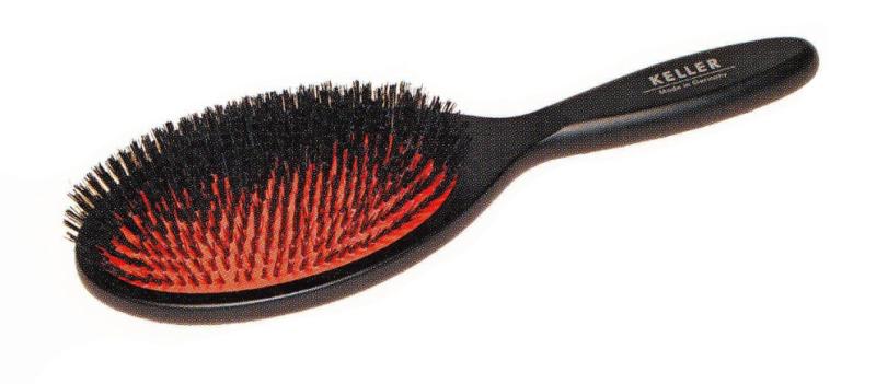 E-shop Kefa na vlasy z bukového dreva so štetinami z diviaka Keller 125 06 40 - 63 x 220 mm (125 06 40; 2125 06 40) + darček zadarmo