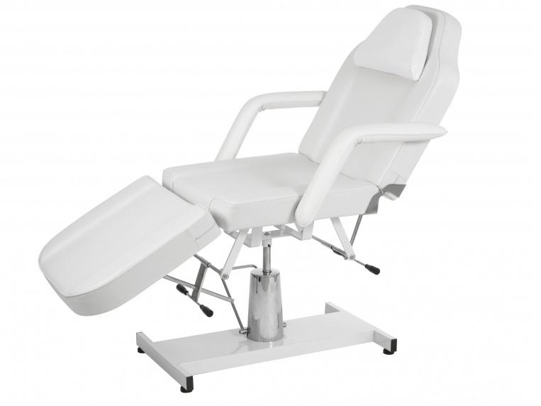 E-shop Kozmetické lehátko Weelko MENT - hydraulické, biele (WKE002.A26) + darček zadarmo