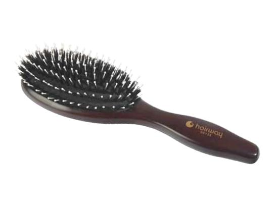 E-shop Kefa s prírod. a polyamid.štětinami Hairway Lady - oválna (08132) + darček zadarmo