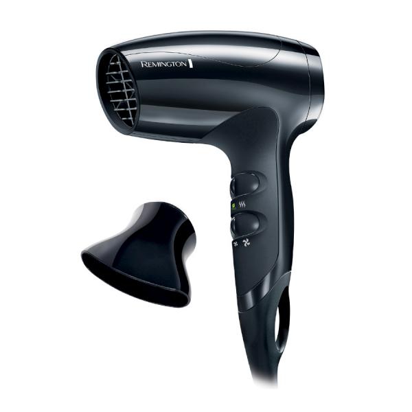 E-shop Cestovný fén na vlasy Remington Compact D5000 - 1800 W, čierny + darček zadarmo