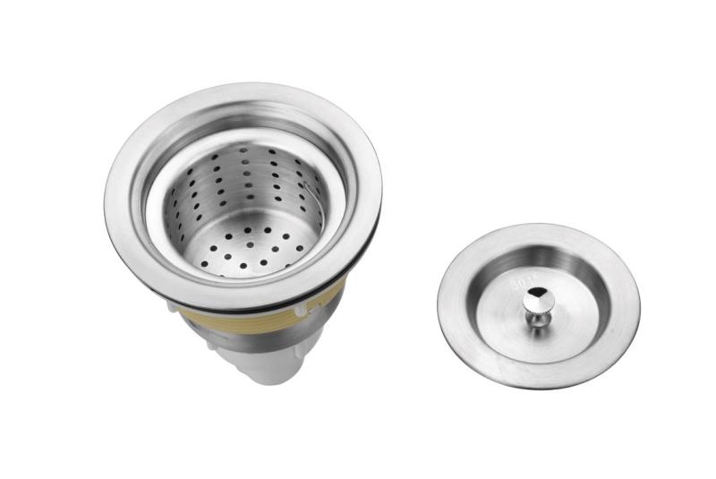 E-shop Náhradná umývadlová výpust pre umývací box Detail - nerezová (DHSA-22) + darček zadarmo