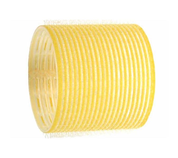 E-shop Natáčky na vlasy Duko Velcro pr.64 mm, 6 ks - samodržiace, žlté (15/Ja) + darček zadarmo
