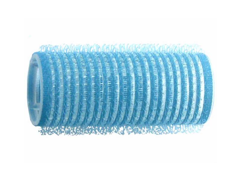 E-shop Natáčky na vlasy Duko Velcro pr.25 mm, 6 ks - samodržiace, modré (15/6)