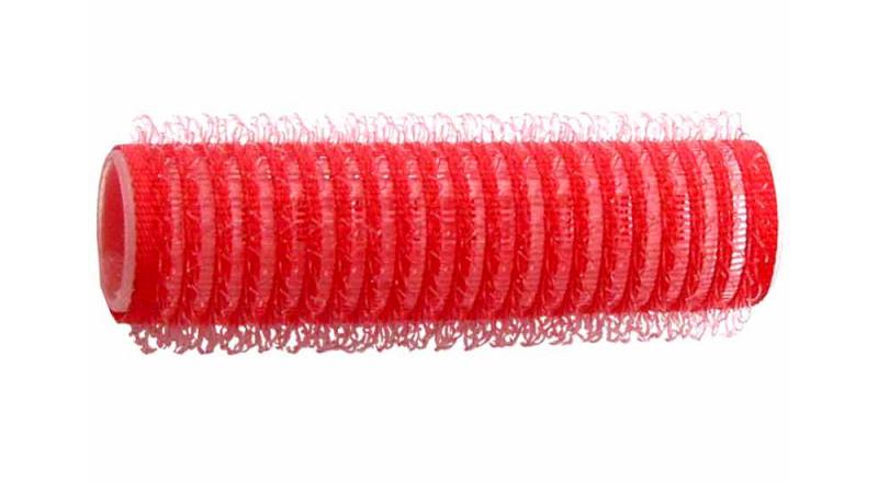 E-shop Natáčky na vlasy Duko Velcro pr.15 mm, 6 ks - samodržiace, červené (15/8A)