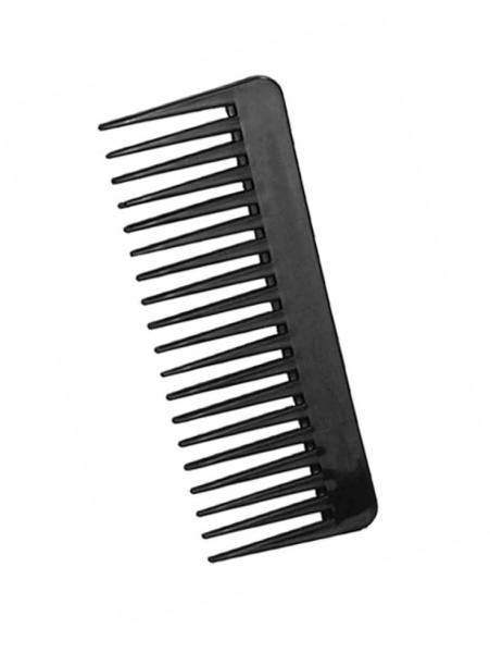 E-shop Hrebeň na vlasy Duko Collection 1337, 60 x 155 mm - čierny