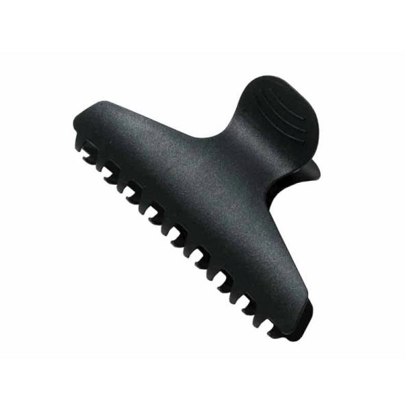 E-shop Škripce do vlasov Duko 2208 10 cm - plastové, čierne, 4 ks