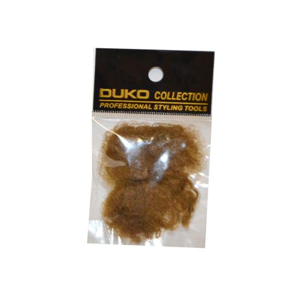 E-shop Sieťka na vlasy s gumičkou Duko 4201 jemná - 3ks, svetlá (4201-blond)