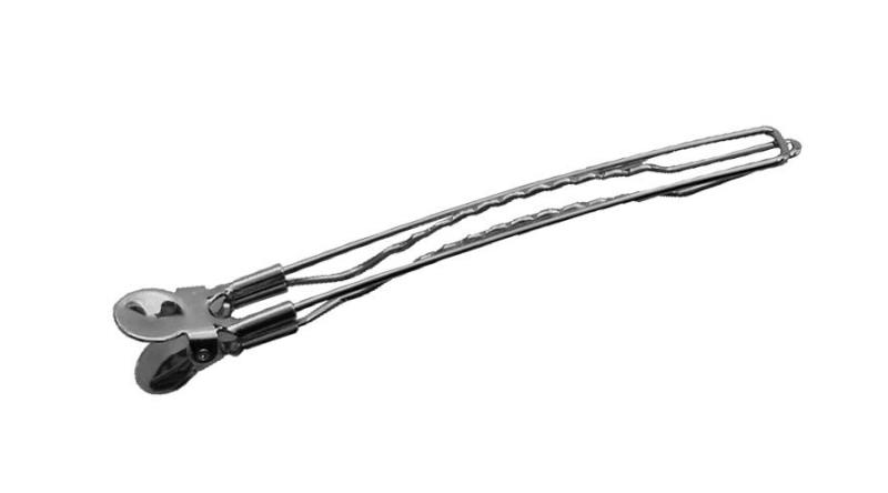 E-shop Spona do vlasov Duko CL-03 -125 mm, chrómová, 12 ks + darček zadarmo