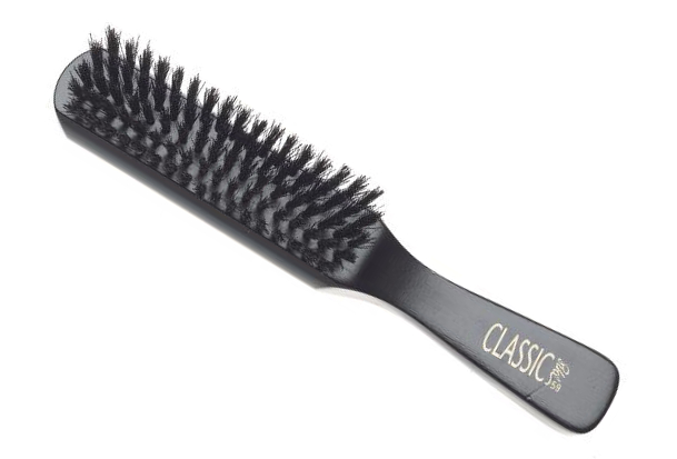 E-shop Drevená kefa Sibel Classic 59 black - prírodné štetiny 32x202mm (8450332) + darček zadarmo