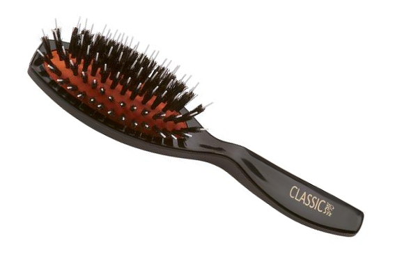 E-shop Oválna kefa na vlasy s diviačimi a nylonovými štetinami Sibel Classic - 43 x 180 mm (8458232)