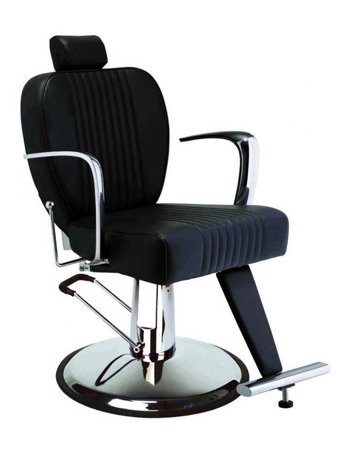 E-shop Kadernícke pánske kreslo Hairway Lord - čierne (56723-YD29) + darček zadarmo