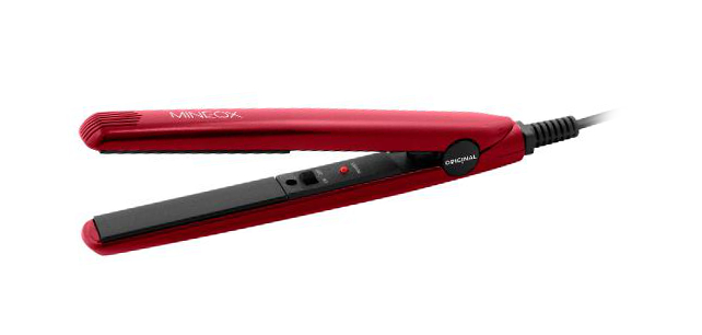 E-shop Žehlička na vlasy mini Original Best Buy Mineox - červená (0447517) + darček zadarmo