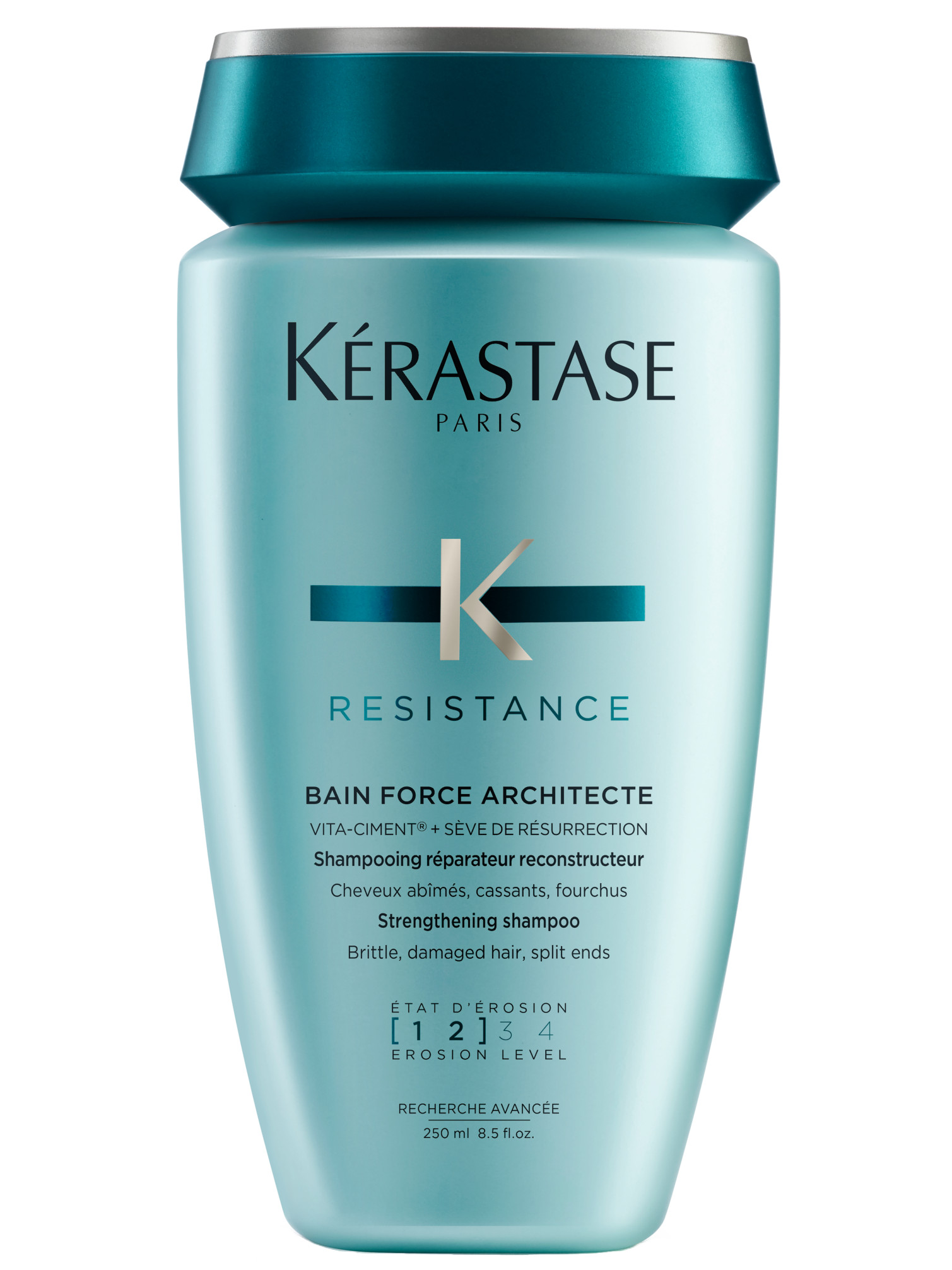 E-shop Šampón pre poškodené vlasy Kérastase Resistance Force Architecte - 250 ml + darček zadarmo