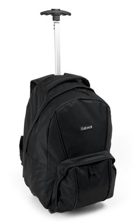 E-shop Cestovný batoh s teleskopickou rukoväťou Sibel Backpack - čierny (0150781) + darček zadarmo