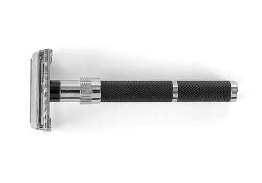 E-shop Holiaci strojček Sibel Barburys Butterfly Safety Razor - Matt Black (7750042) + darček zadarmo