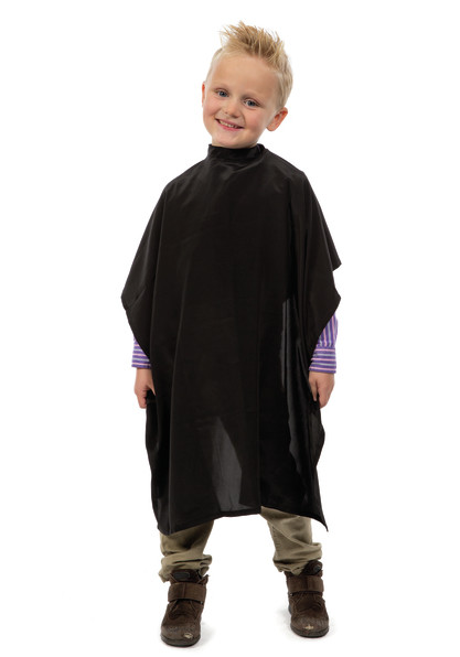E-shop Detská kadernícka pláštenka Flexi Kid Sibel - čierna (509140502) + darček zadarmo