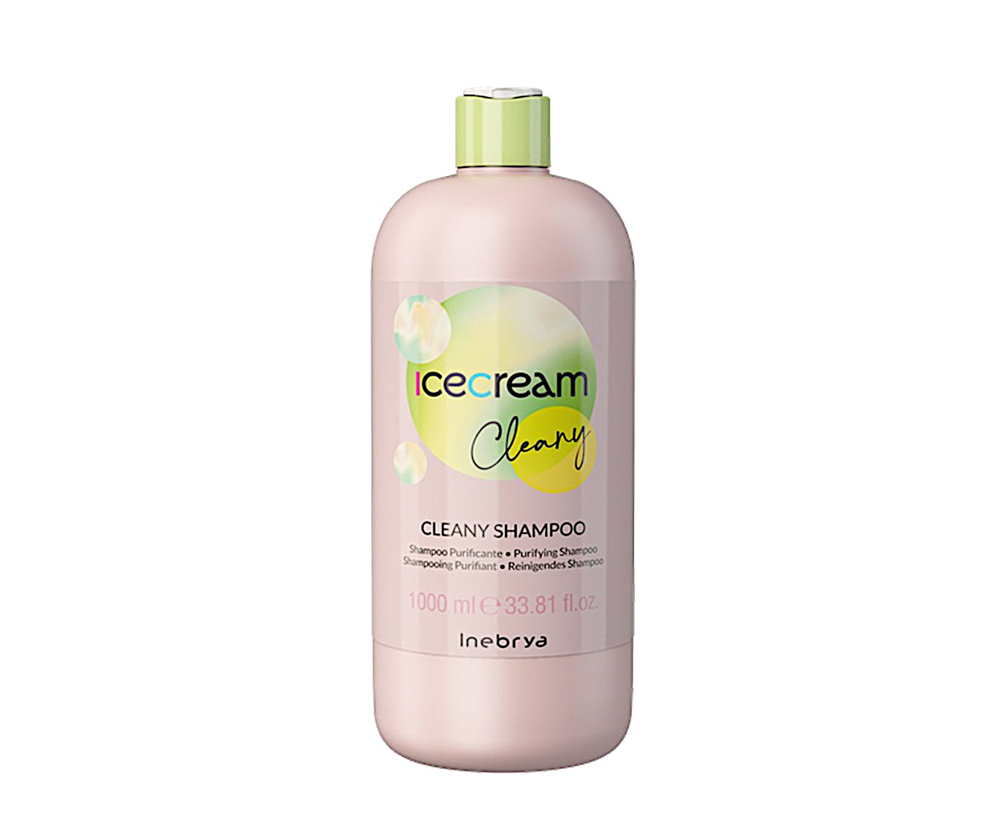 E-shop Čistiaci šampón pre citlivú a napätú pokožku hlavy Inebrya Ice Cream Cleany Shampoo - 1000 ml (771026388) + darček zadarmo