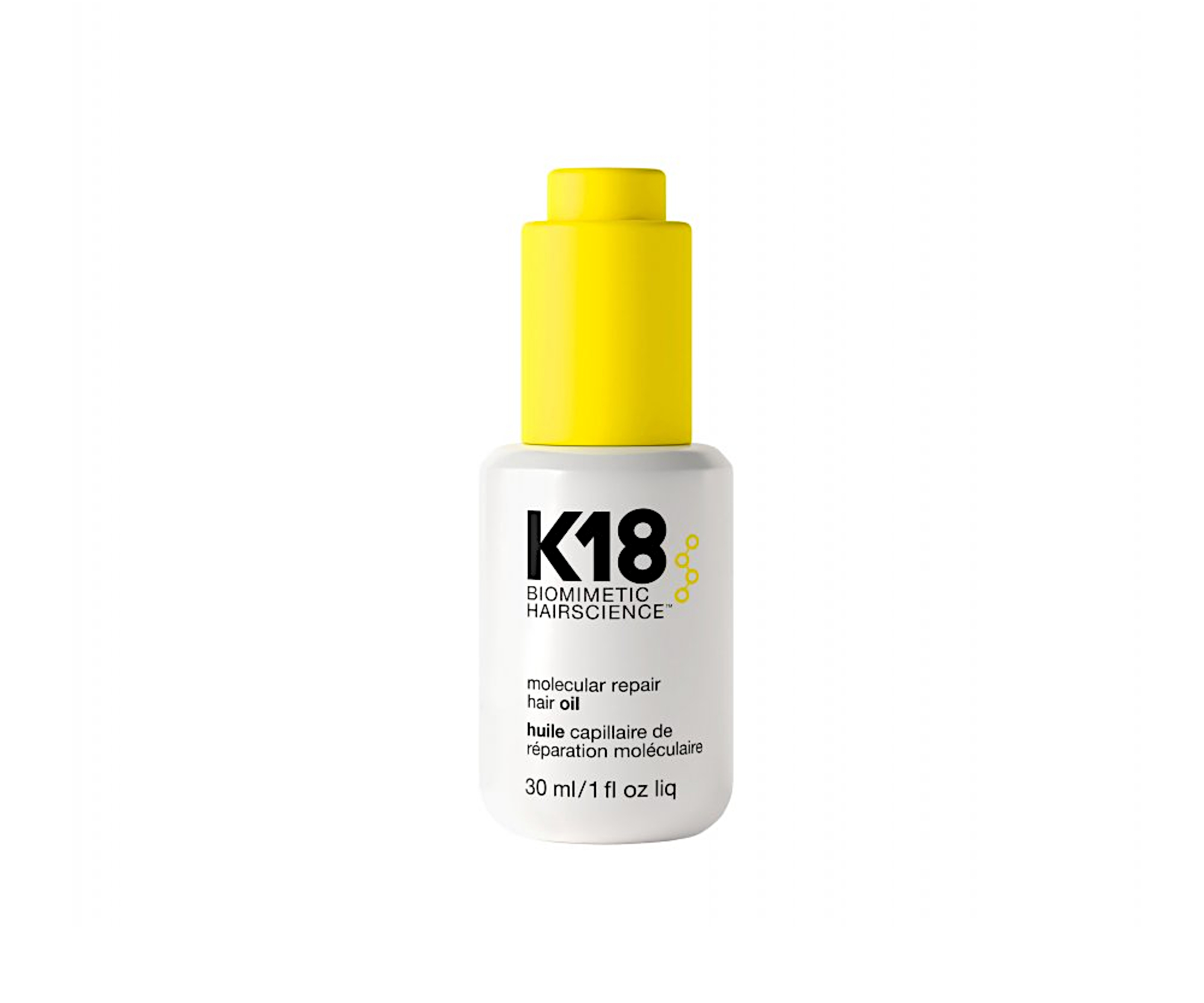 E-shop Suchý olej proti krepovateniu vlasov K18 Molecular Repair Hair Oil - 30 ml (K18-32011pop) + darček zadarmo